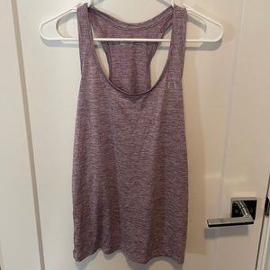 Purple underarmour racer back tank, Medium